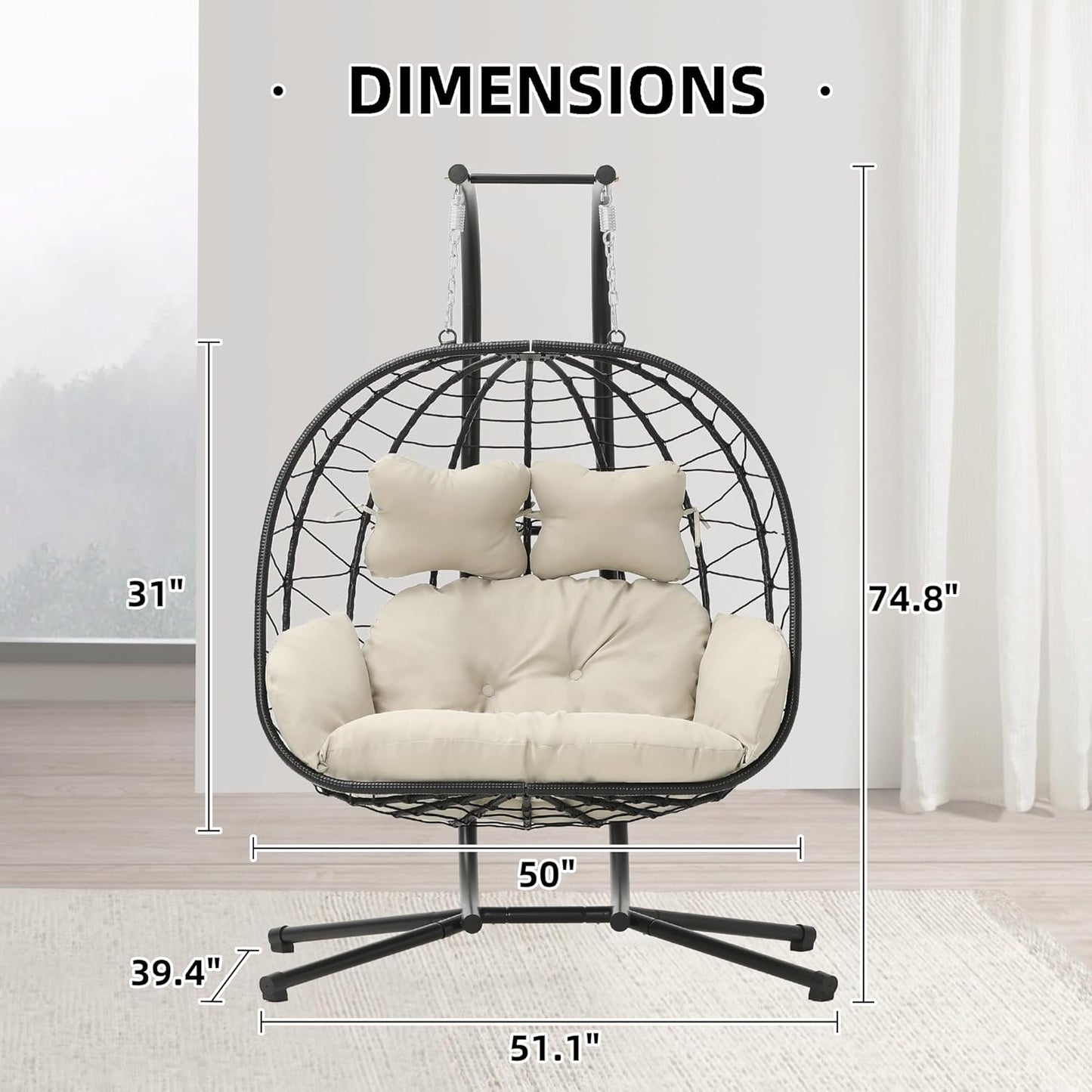 The Egg Chair™ (700 lbs / 317 kg capacity)