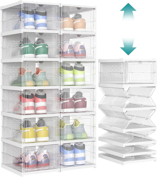 Pack of Foldable Shoe Boxes