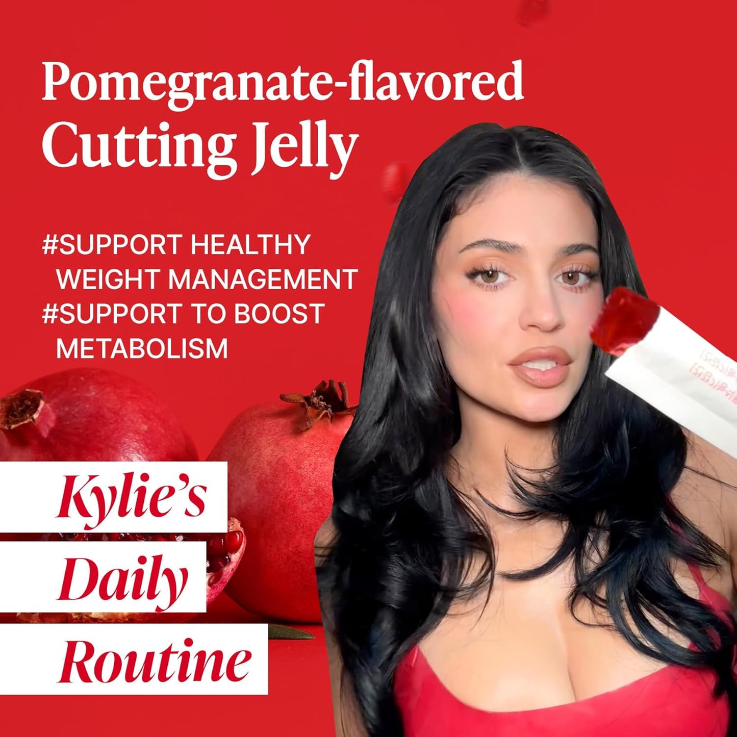 Cutting Jelly - Pomegranate Flavored 8.81 oz /10 Sticks