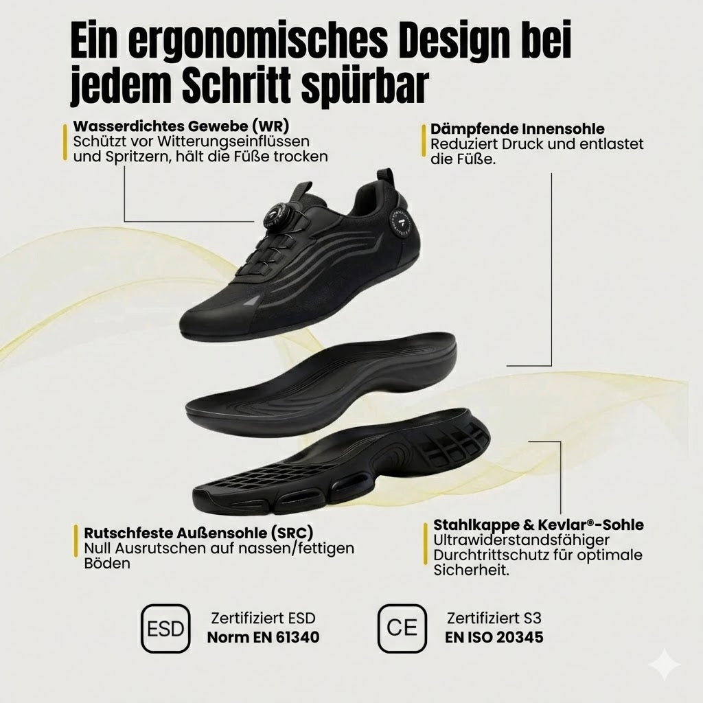 TOTALBALANCE MAX ONE S3 - Sicherheit & Komfort 12 Stunden Nonstop