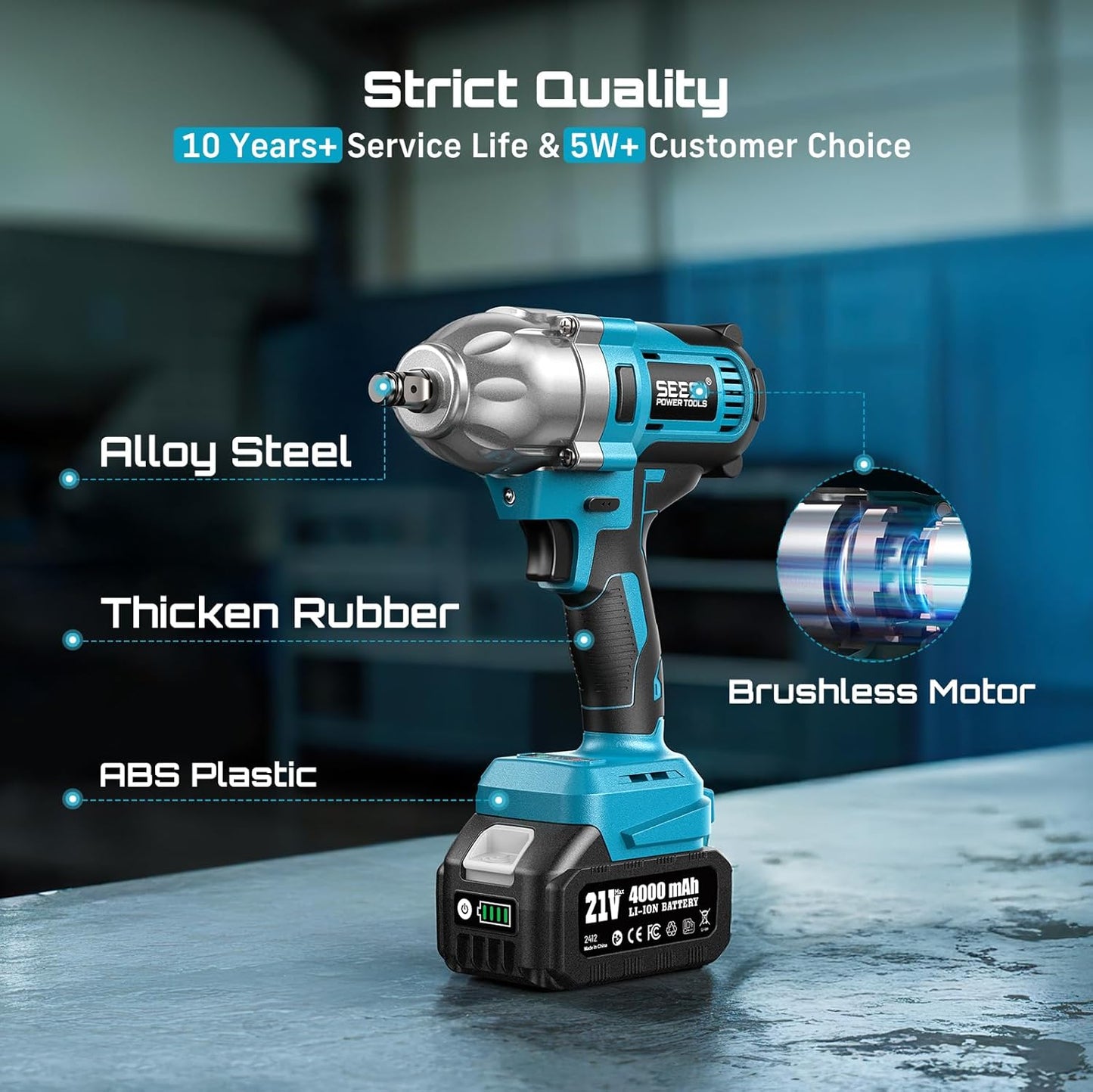 Cordless Impact Wrench™ (900 N.m)