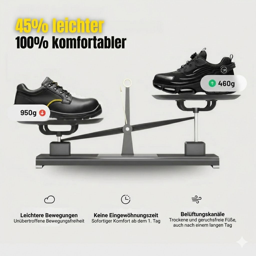 TOTALBALANCE MAX ONE S3 - Sicherheit & Komfort 12 Stunden Nonstop