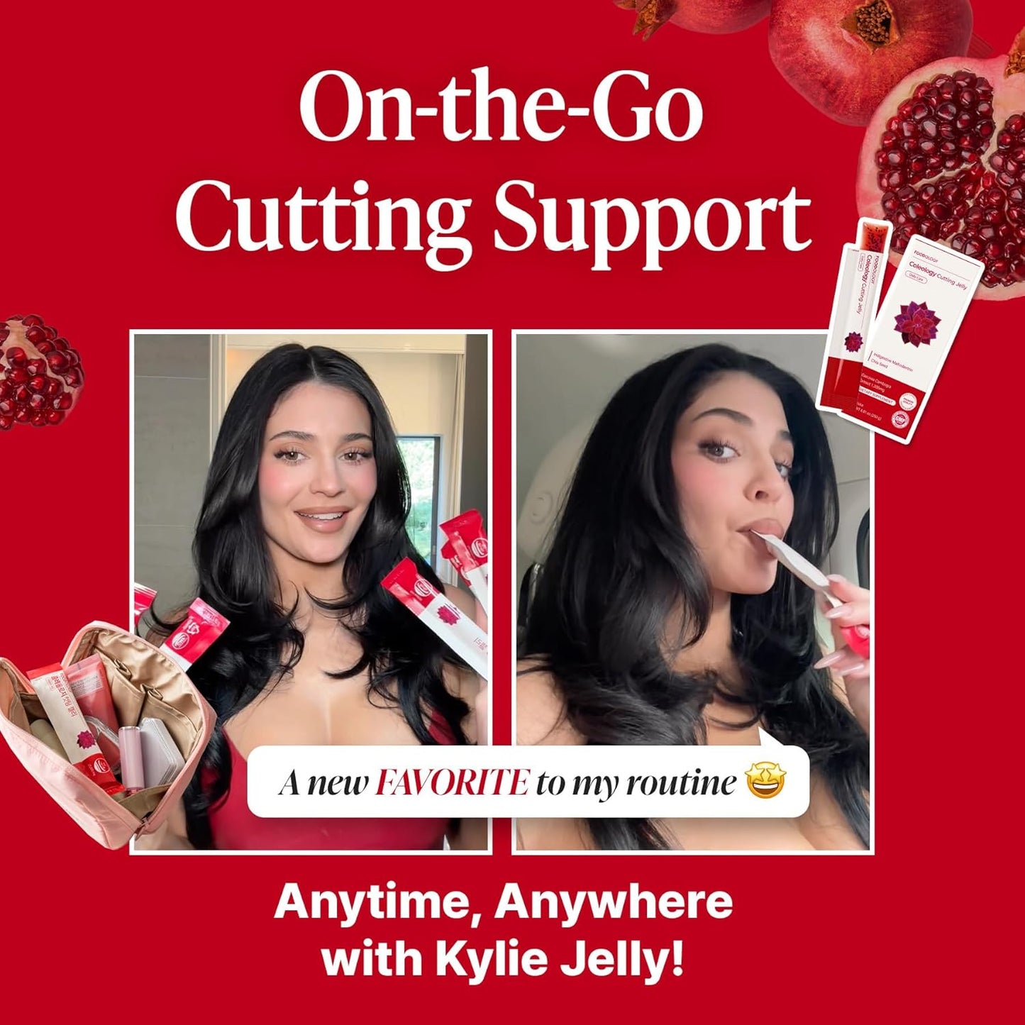 Cutting Jelly - Pomegranate Flavored 8.81 oz /10 Sticks